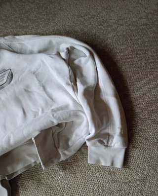 Sudadera Adidas Vintage Blanca