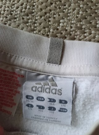 Sudadera Adidas Vintage Blanca