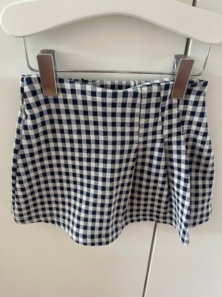 Falda pantalón niña Zara cuadros 3-4 años