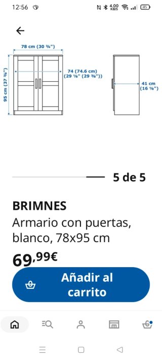 Armadio Brimnes Ikea Bianco