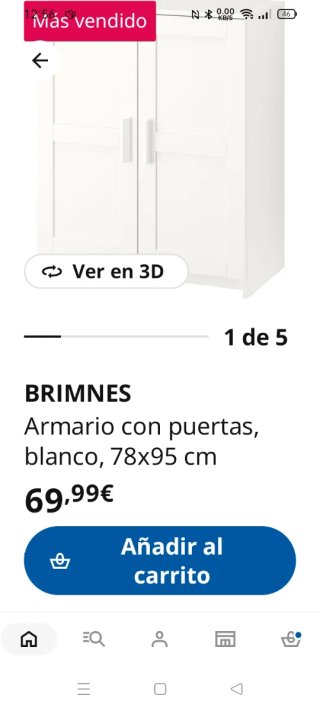 Armadio Brimnes Ikea Bianco
