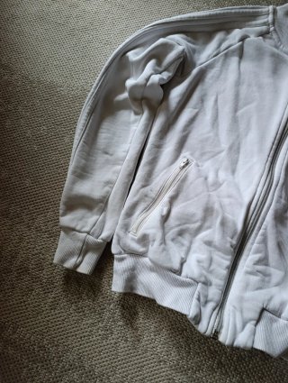Chaqueta Adidas Vintage Blanca Brillante