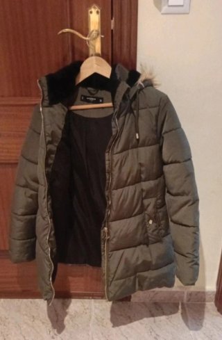 Chaqueta Acolchada Lefties Verde Talla S