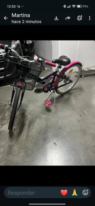 Bicicleta niña 20 pulgadas 6 velocità