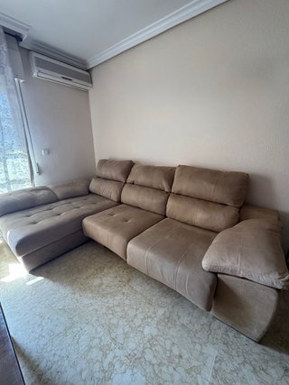Sofá Chaise Longue Beige