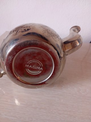 Tetera de Metal Plateada