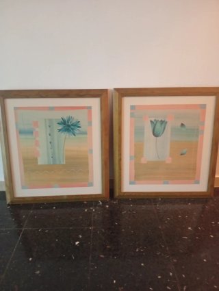 Set de 2 Cuadros Decorativos