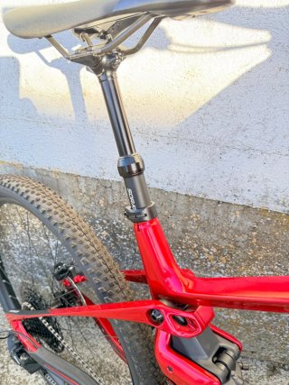 Bicicleta MTB Scott Roja y Blanca talla M