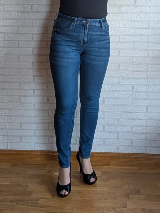 Pantalón vaquero pitillo H&M azul medio - Talla 40