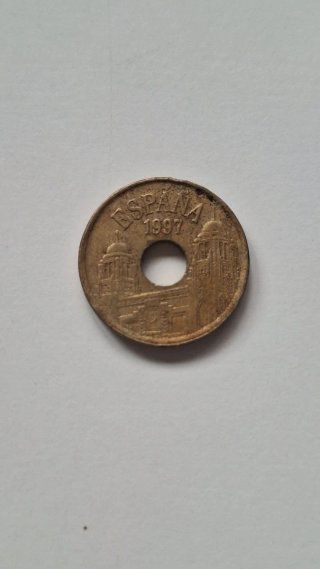 Moneda de 25 Pesetas 1990 Juan Carlos I, Melilla
