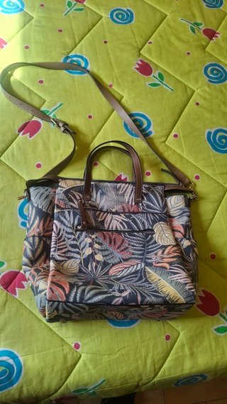 Bolso mujer estampado floral