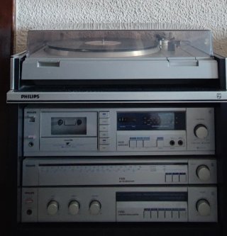 Equipo de Sonido Hi-Fi Philips de los 80's.