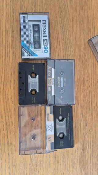 Cintas Maxell Metal MX 90, MX-S 60