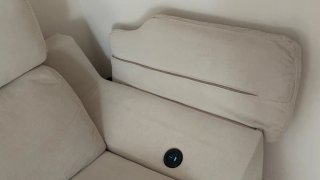 Sofá de 4 plazas color beige