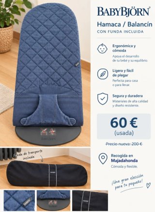 BabyBjörn Hamaca/Balancín con funda