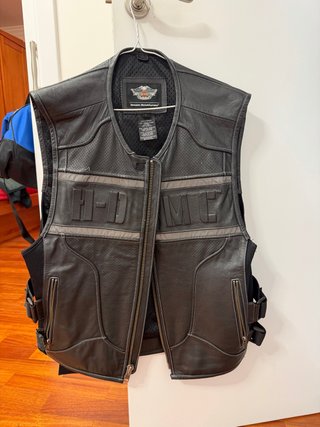 Chaleco de cuero Harley-Davidson