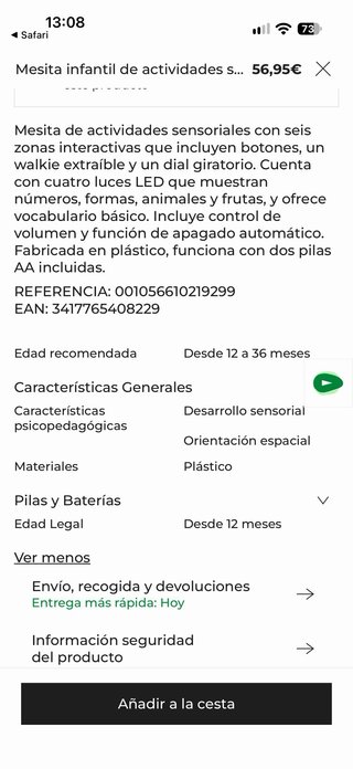 Mesa de Actividades VTech