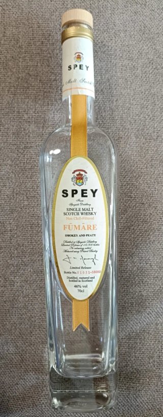 Bottiglia Vuota Whisky Spey Fúmare