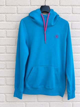Sudadera Volcom Turquesa y Rosa Talla S