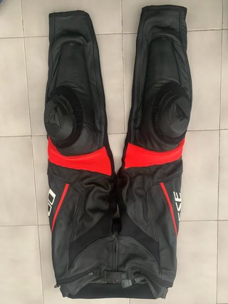 Pantalón de Moto Dainese Negro y Rojo