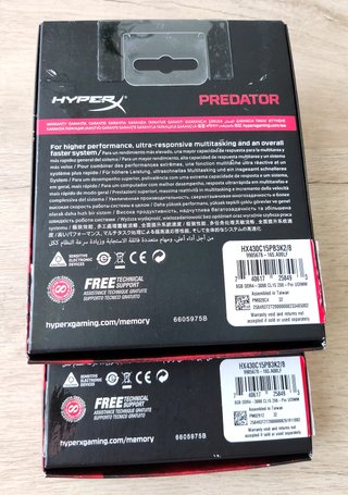 DDR4 16GB (4x4GB) CL15 3000 HyperX PREDATOR