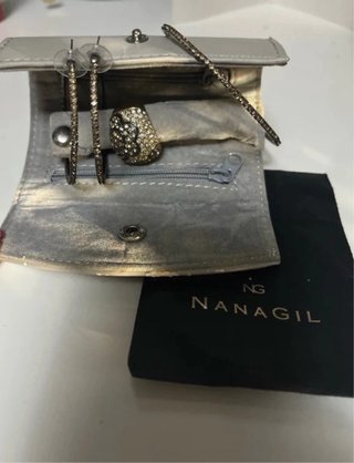 Conjunto Nanagil: Pulsera, Pendientes y Anillo