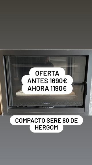Cassette de leña Hergom Compacto Sere 80