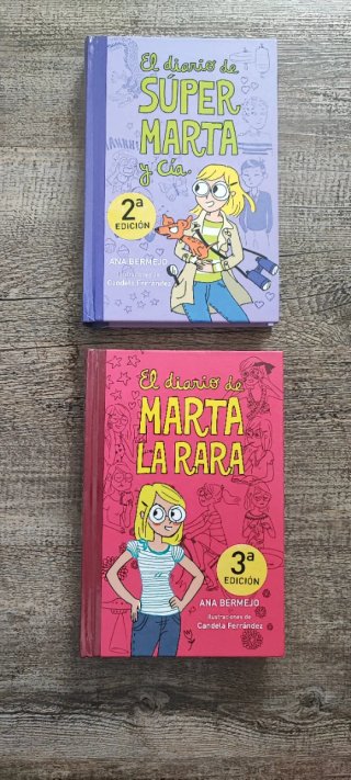 Lote 2 libros El Diario de Marta NUEVOS!