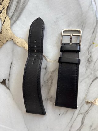 Correa de reloj Hermès negra