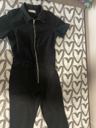 Mono vaquero negro Mango