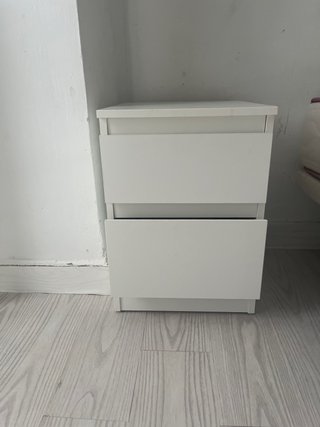 2 Mesas de Noche IKEA Blancas 60 por las dos