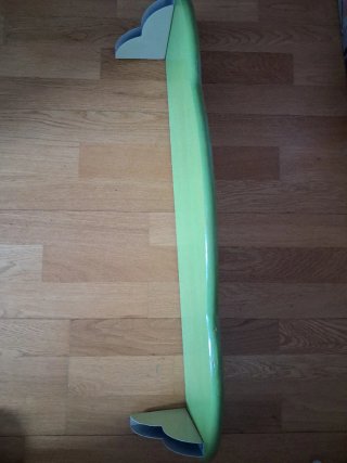 Balda de pared verde