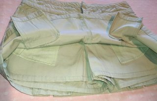 Falda pantalón corta verde lima