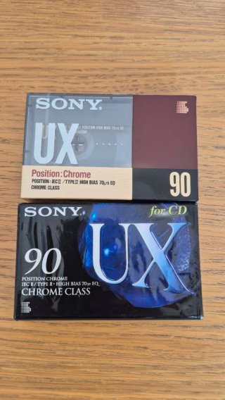 Cintas de Cassette Sony UX 90 Chrome
