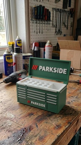 Portalápices "Carro de Taller" Parkside