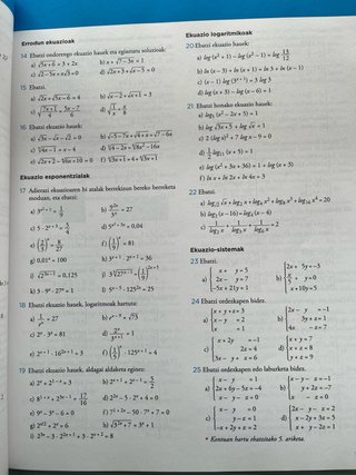 Matematika I, 1 batxilergoa, Mundua helburu