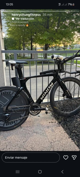 Kit Cuadro Triatlón Carbono disco Winow TT119 L