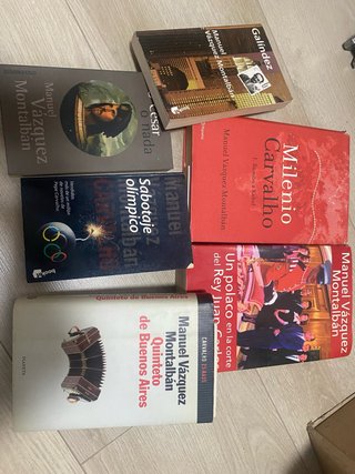 6 Libros en castellano Manuel Vázquez Montalbán