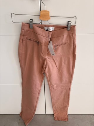 Pantalón de vestir Mango rosa Talla S