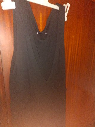 Vestido negro largo