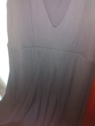Vestido negro largo