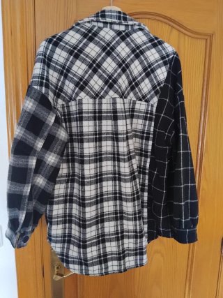 Sobrecamisa de paño a cuadros