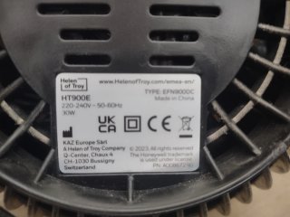 Ventilador Honeywell Negro