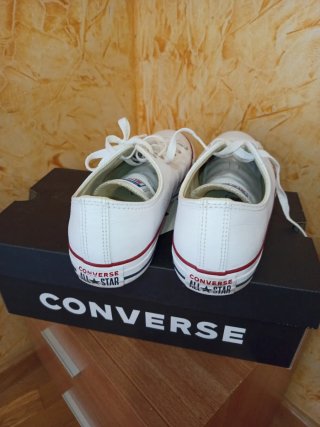 Zapatillas Converse Piel Blancas unisex
