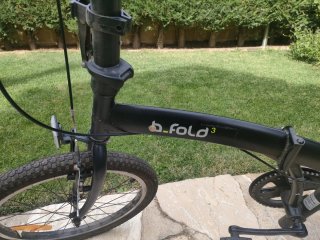 Bicicleta Plegable B'Fold 3 Negra