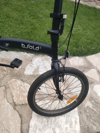 Bicicleta Plegable B'Fold 3 Negra