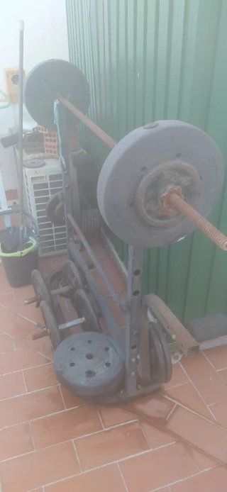 Set de Pesas con Soporte