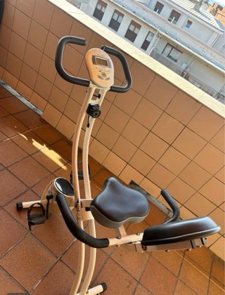 Bicicleta Estática Blanca