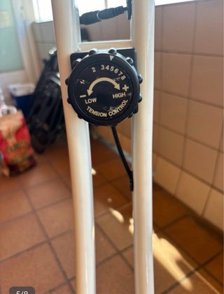 Bicicleta Estática Blanca