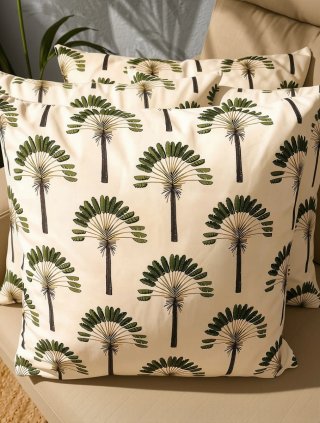 Set de 4 Fundas de Cojín con Estampado